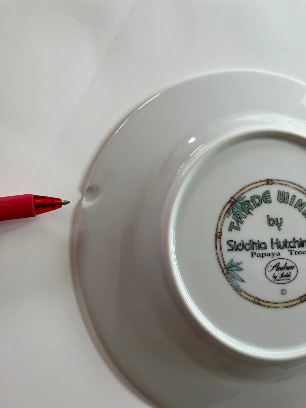 3 Tradewinds salad desert plates Siddhia Hutchinson Andrea Sadek papaya coconut